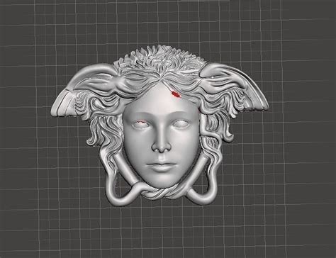 medusa Versace bracelet 3D print model 